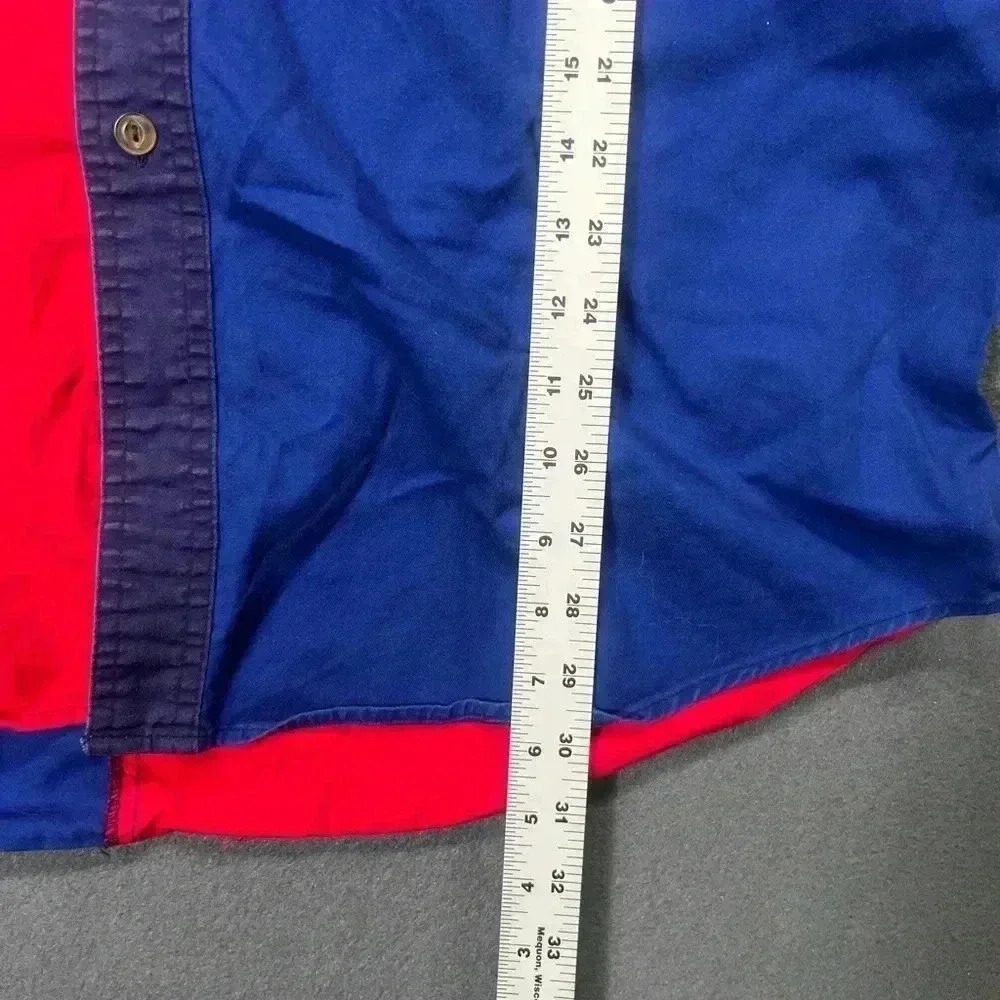 Chaps Ralph Lauren 90’s Vintage Colorblock Button Shirt Mens L Dad Cool 1052 - Picture 4 of 7